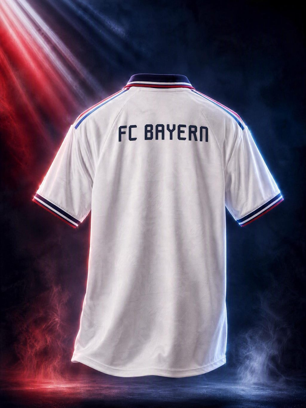 Maillot Bayern Munich Extérieur 2026/27 – Blanc Rétro