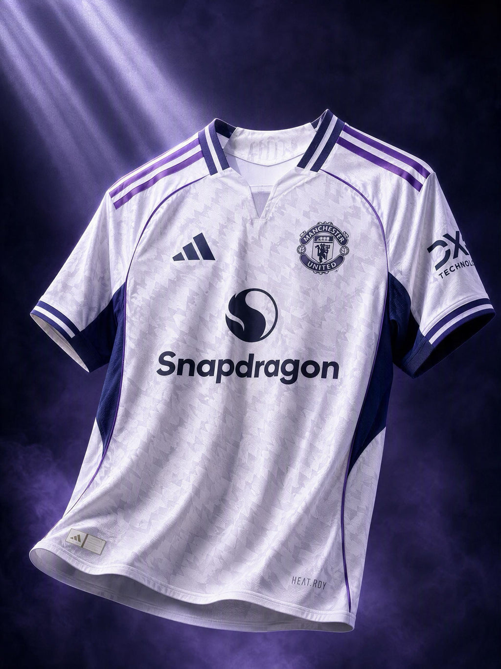 Maillot Manchester United Extérieur 2026/27 – Blanc Violet