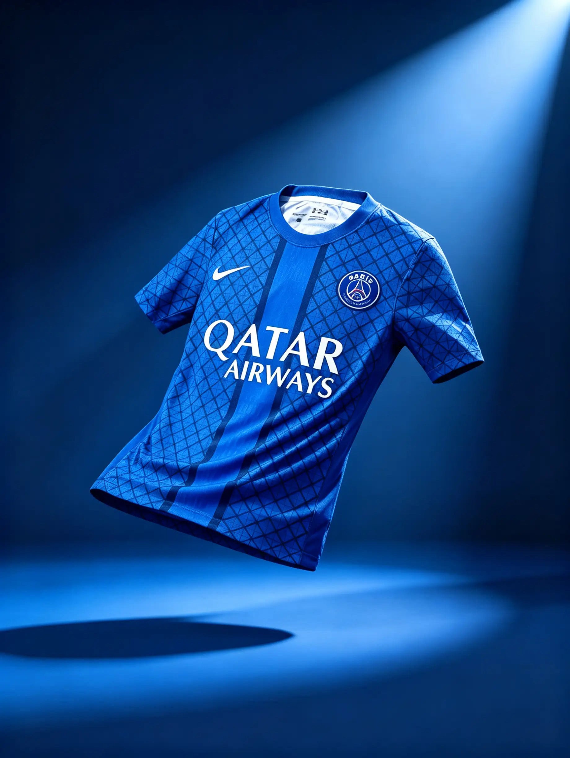 Maillot PSG Domicile 2024/25 – Bleu Qatar Airways