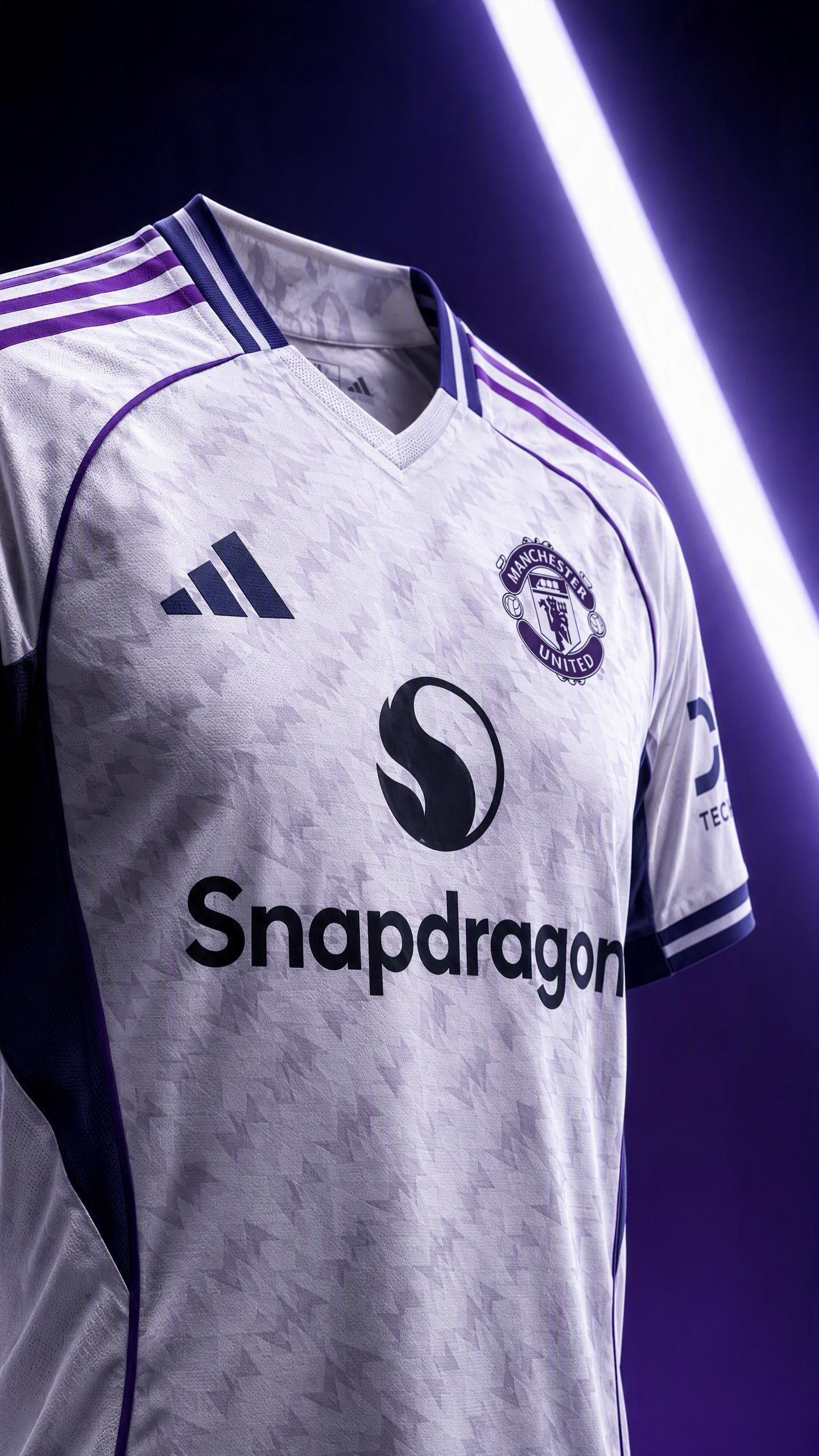 Maillot Manchester United Extérieur 2026/27 – Blanc Violet