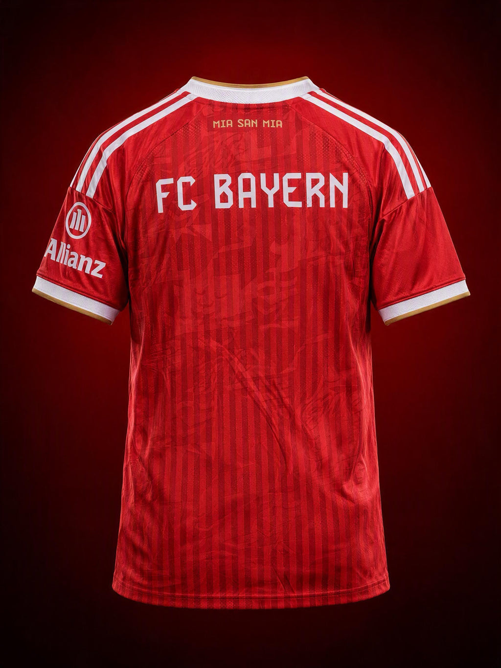 Maillot Bayern Munich Domicile 2026/27 – Rouge Rayé
