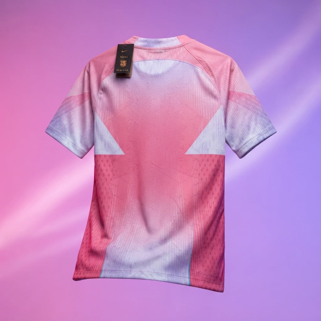 Maillot FC Barcelone Third 2025/26 – Rose Spotify
