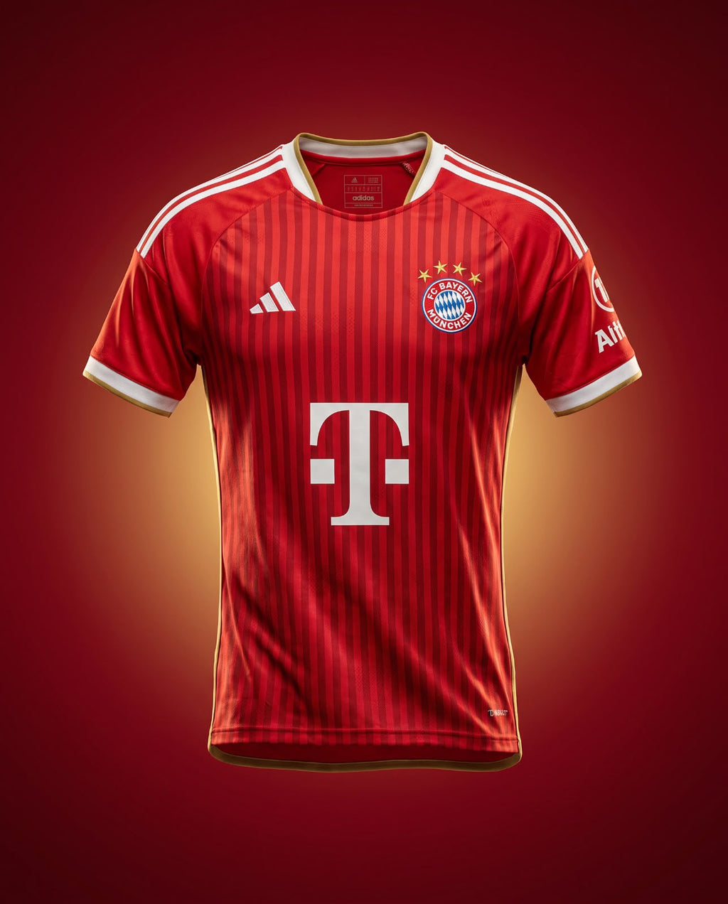 Maillot Bayern Munich Domicile 2026/27 – Rouge Rayé